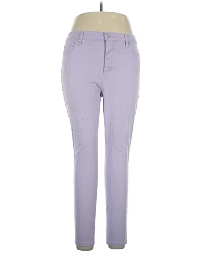Pre-owned Ny & C Casual Pants In Purple