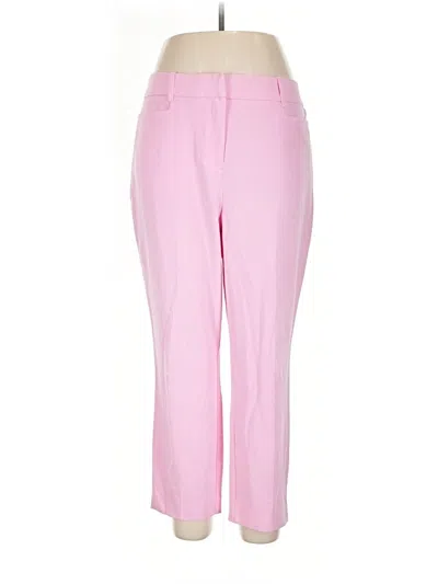 Pre-owned Ny & C Dress Pants In Pink