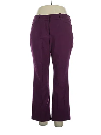 Pre-owned Ny & C Dress Pants In Purple