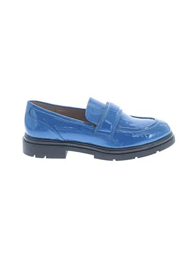Pre-owned Ny & C Flats In Blue
