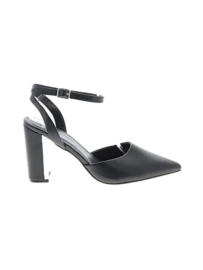 Pre-owned Ny & C Heels In Black