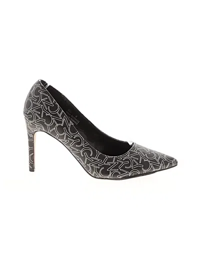 Pre-owned Ny & C Heels In Black
