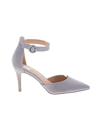 Pre-owned Ny & C Heels In Gray