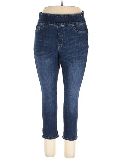 Pre-owned Ny & C Jeggings In Blue