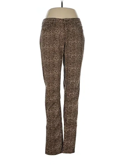 Pre-owned Ny & C Jeggings In Brown