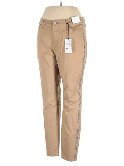 Pre-owned Ny & C Khaki Pant In Brown