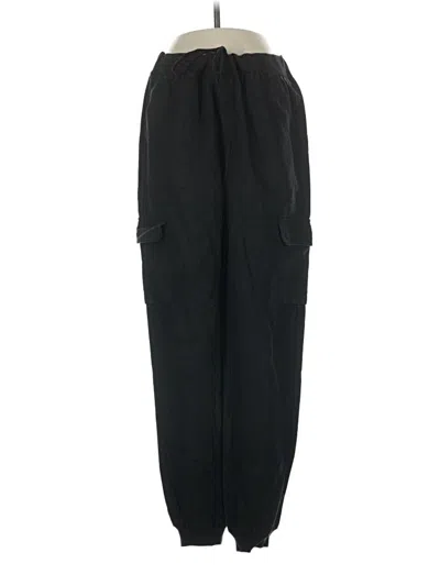 Pre-owned Ny & C Linen Pants In Black