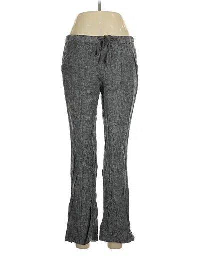 Pre-owned Ny & C Linen Pants In Gray