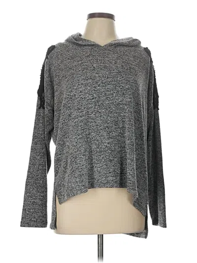 Pre-owned Ny & C Long Sleeve Top Gray Cowl Neck Tops