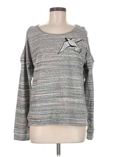 Pre-owned Ny & C Long Sleeve T-shirt In Gray