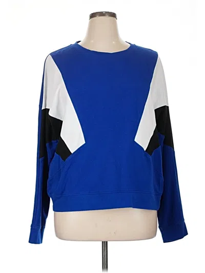 Pre-owned Ny & C Pullover Sweater In Blue