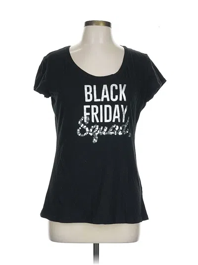 Pre-owned Ny & C Short Sleeve T-shirt In Black