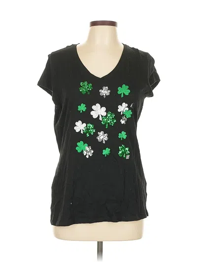 Pre-owned Ny & C Short Sleeve T-shirt In Black