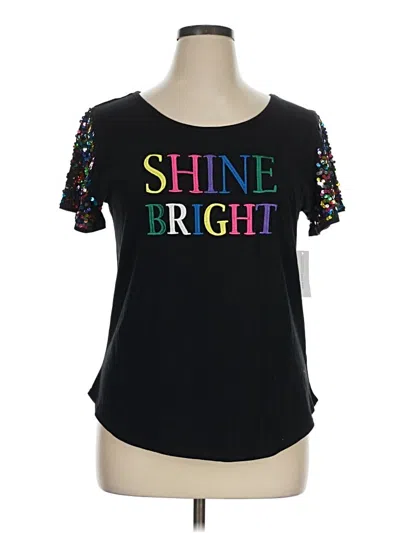 Pre-owned Ny & C Short Sleeve T-shirt In Black