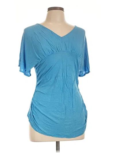 Pre-owned Ny & C Short Sleeve T-shirt In Blue