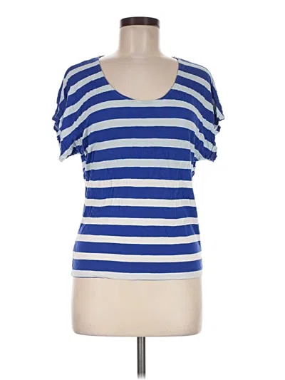Pre-owned Ny & C Short Sleeve T-shirt In Blue