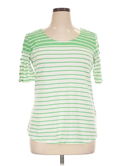 Pre-owned Ny & C Short Sleeve T-shirt In Green