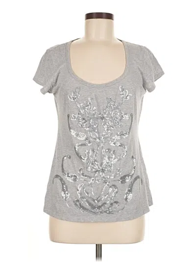 Pre-owned Ny & C Short Sleeve T-shirt In Silver