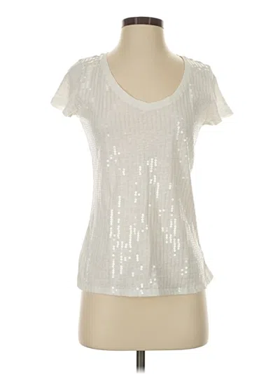 Pre-owned Ny & C Short Sleeve T-shirt In Silver