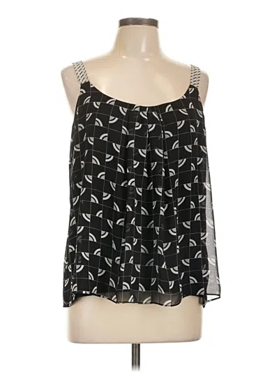 Pre-owned Ny & C Sleeveless Blouse In Black