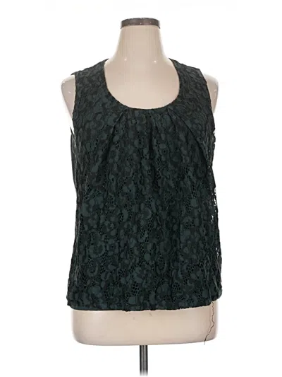 Pre-owned Ny & C Sleeveless Blouse In Black