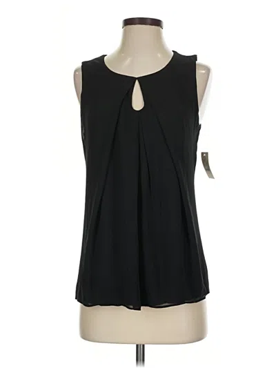 Pre-owned Ny & C Sleeveless Blouse In Black