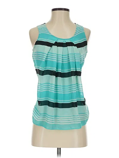 Pre-owned Ny & C Sleeveless Blouse In Blue