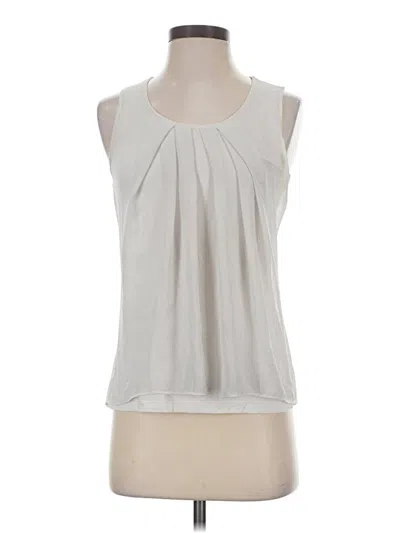 Pre-owned Ny & C Sleeveless Blouse In Gray