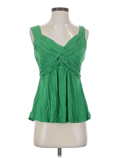 Pre-owned Ny & C Sleeveless Blouse In Green