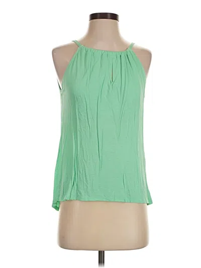 Pre-owned Ny & C Sleeveless Blouse In Green