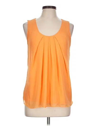 Pre-owned Ny & C Sleeveless Blouse In Orange