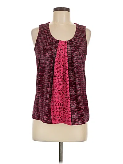 Pre-owned Ny & C Sleeveless Blouse In Red