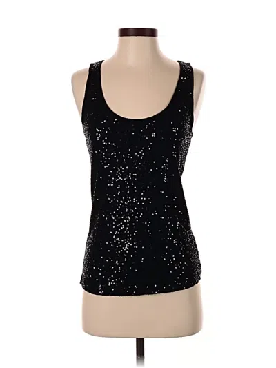 Pre-owned Ny & C Sleeveless Top Black Scoop Neck Tops