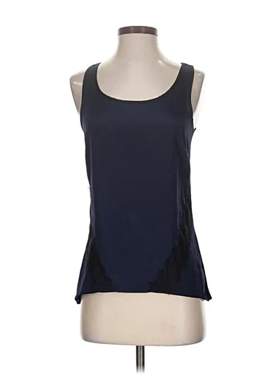 Pre-owned Ny & C Sleeveless Top Blue Square Neckline Tops