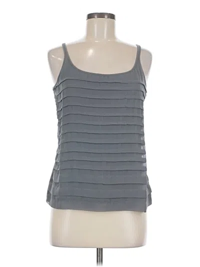 Pre-owned Ny & C Sleeveless Top Gray Scoop Neck Tops