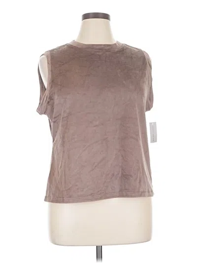 Ny & C Sleeveless T-shirt In Brown