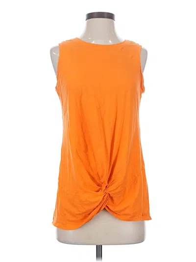 Pre-owned Ny & C Sleeveless T-shirt In Orange