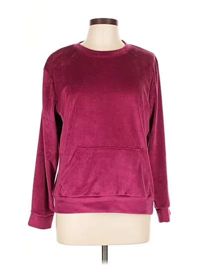Pre-owned Ny & C Sweatshirt In Burgundy