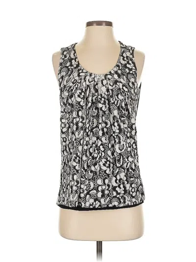 Pre-owned Ny & C Tank Top Black Halter Neckline Tops