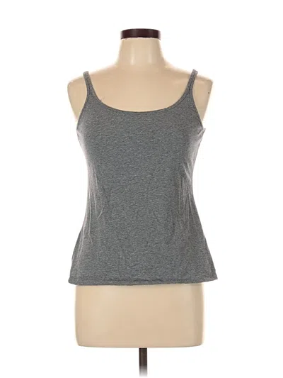 Pre-owned Ny & C Tank Top Gray Halter Neckline Tops