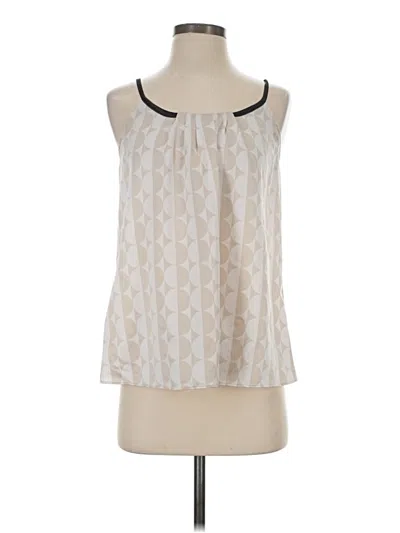 Pre-owned Ny & C Tank Top Ivory Halter Neckline Tops In White