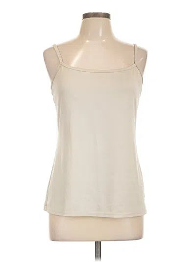 Pre-owned Ny & C Tank Top Ivory Strapless Neckline Tops