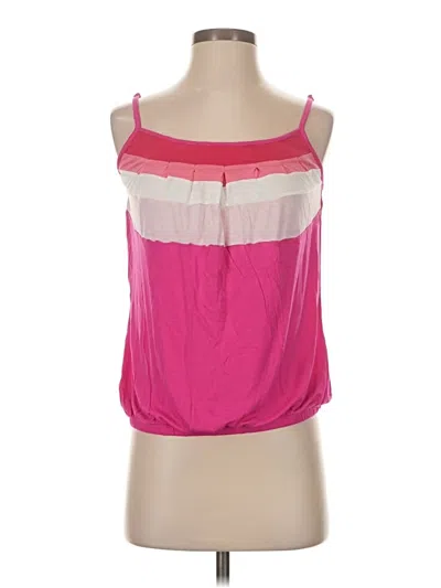 Pre-owned Ny & C Tank Top Pink Strapless Neckline Tops