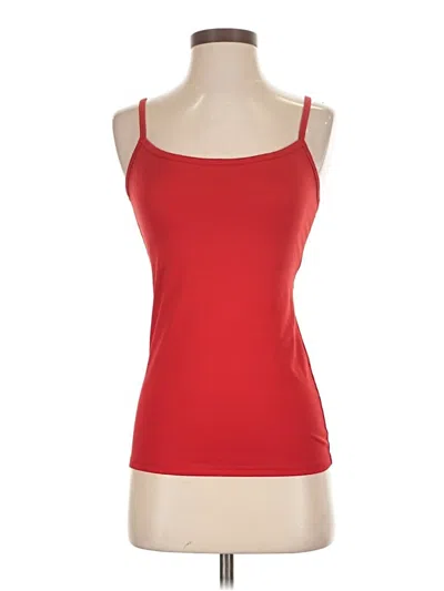 Pre-owned Ny & C Tank Top Red Strapless Neckline Tops