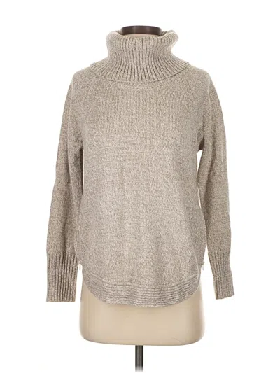Pre-owned Ny & C Turtleneck Sweater In Silver