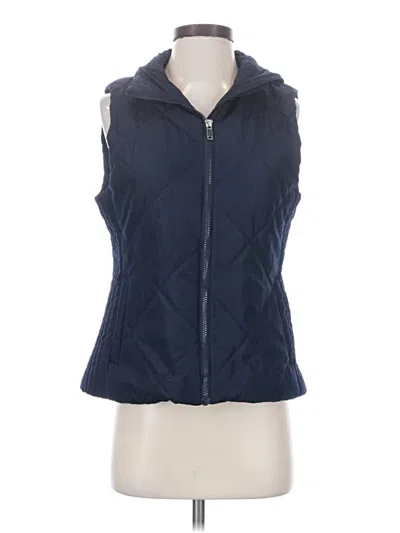 Pre-owned Ny & C Vest In Blue