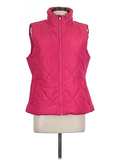 Pre-owned Ny & C Vest In Pink