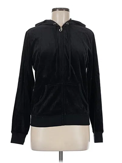 Pre-owned Ny & C Zip Up Hoodie In Black