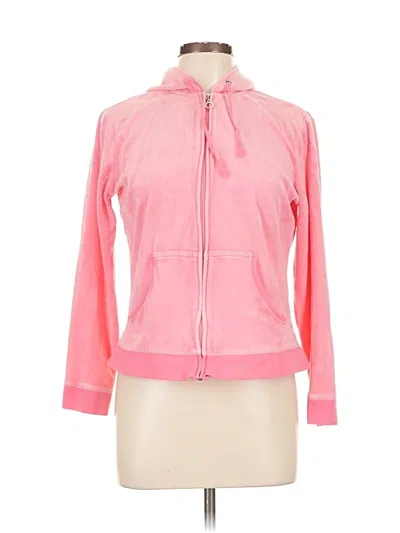 Pre-owned Ny & C Zip Up Hoodie In Pink