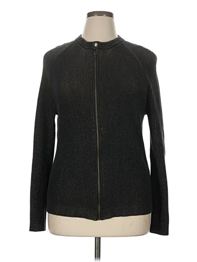 Pre-owned Ny Based Cardigan Sweater In Black